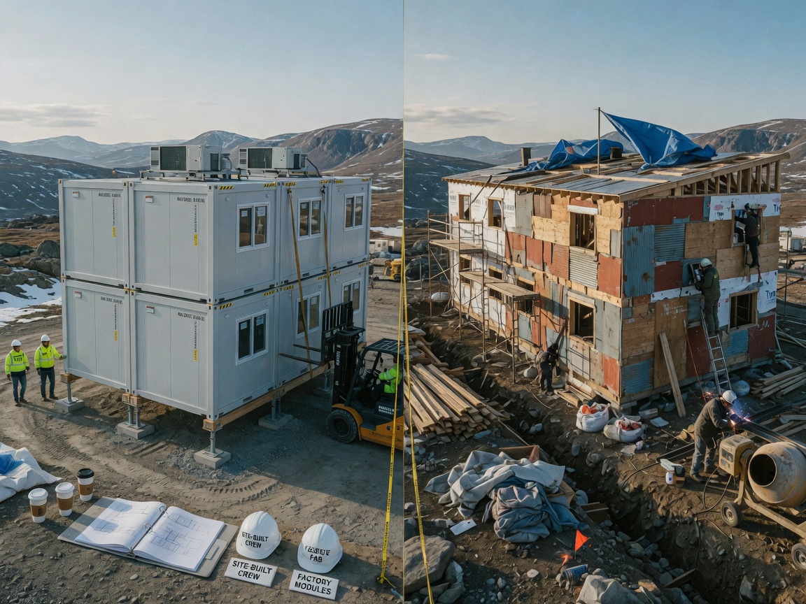 Factory-Built vs Site-Built Remote Facilities