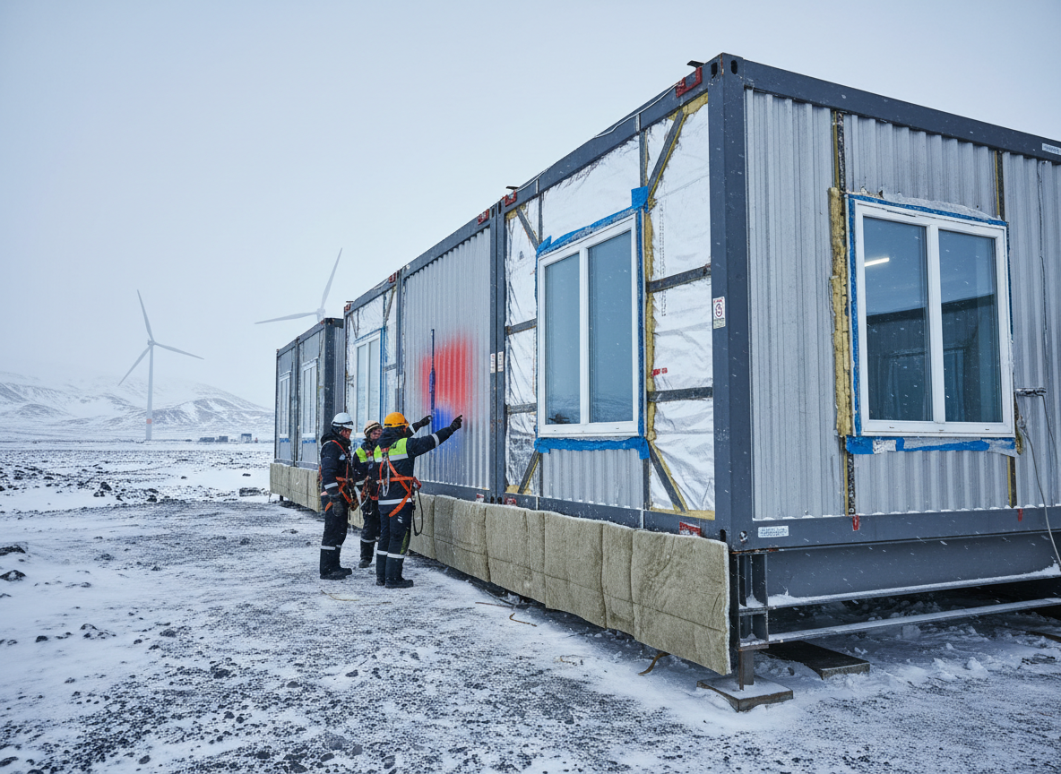 industrial modular buildings for remote and demanding project sites in Democratic Republic of the Congo