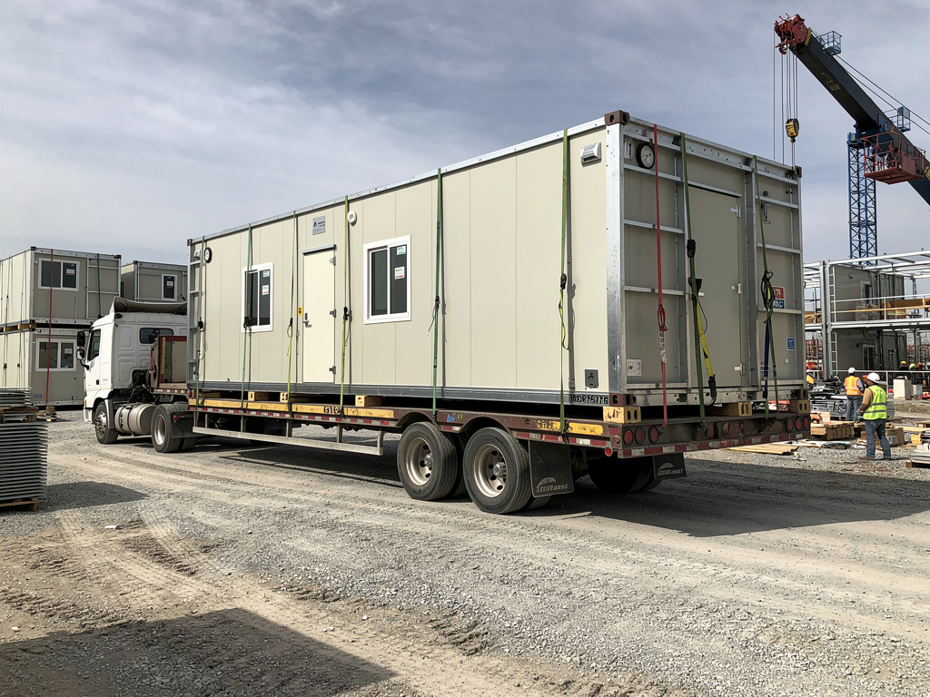 Transport and Shipping Planning for Modular Buildings