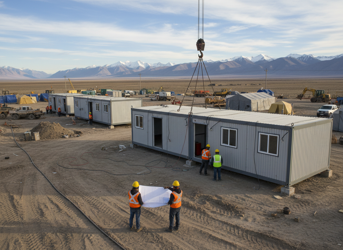industrial modular buildings for remote and demanding project sites in Argentina