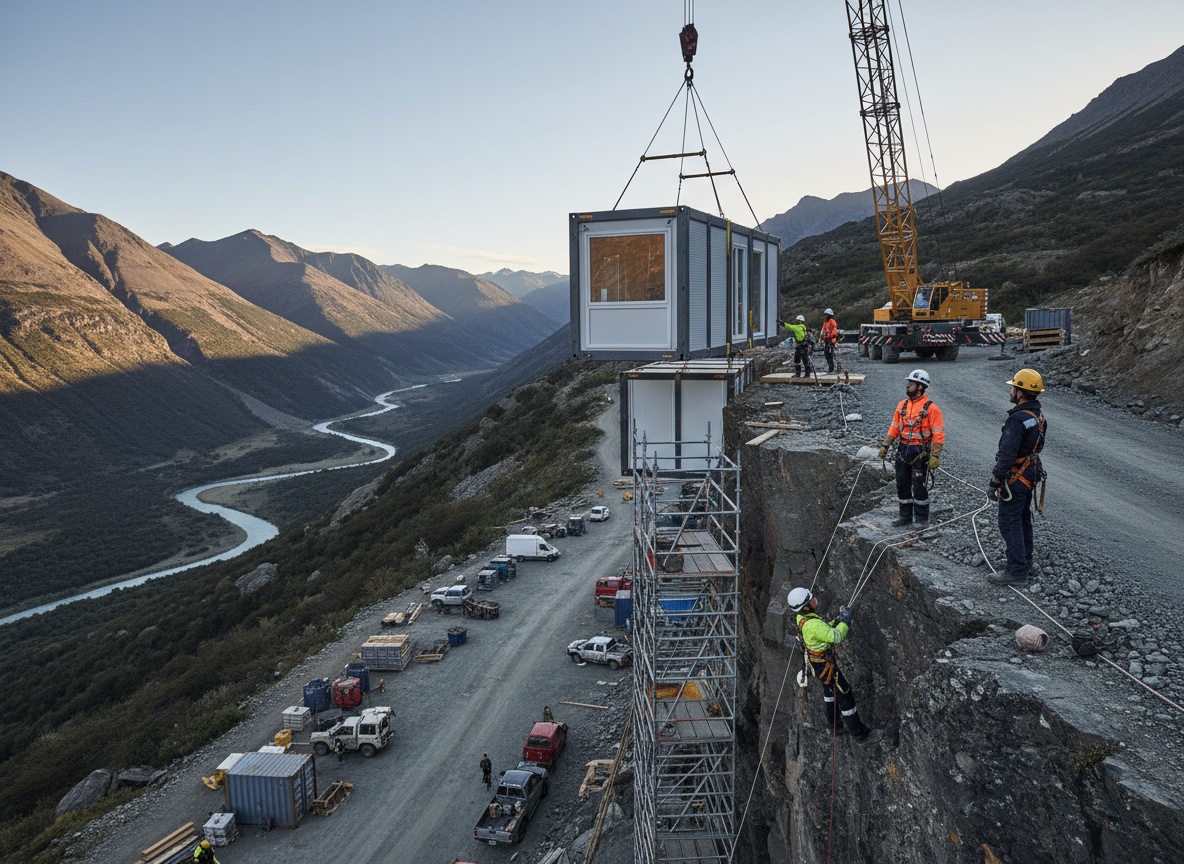 Modular Buildings for Difficult Access Sites
